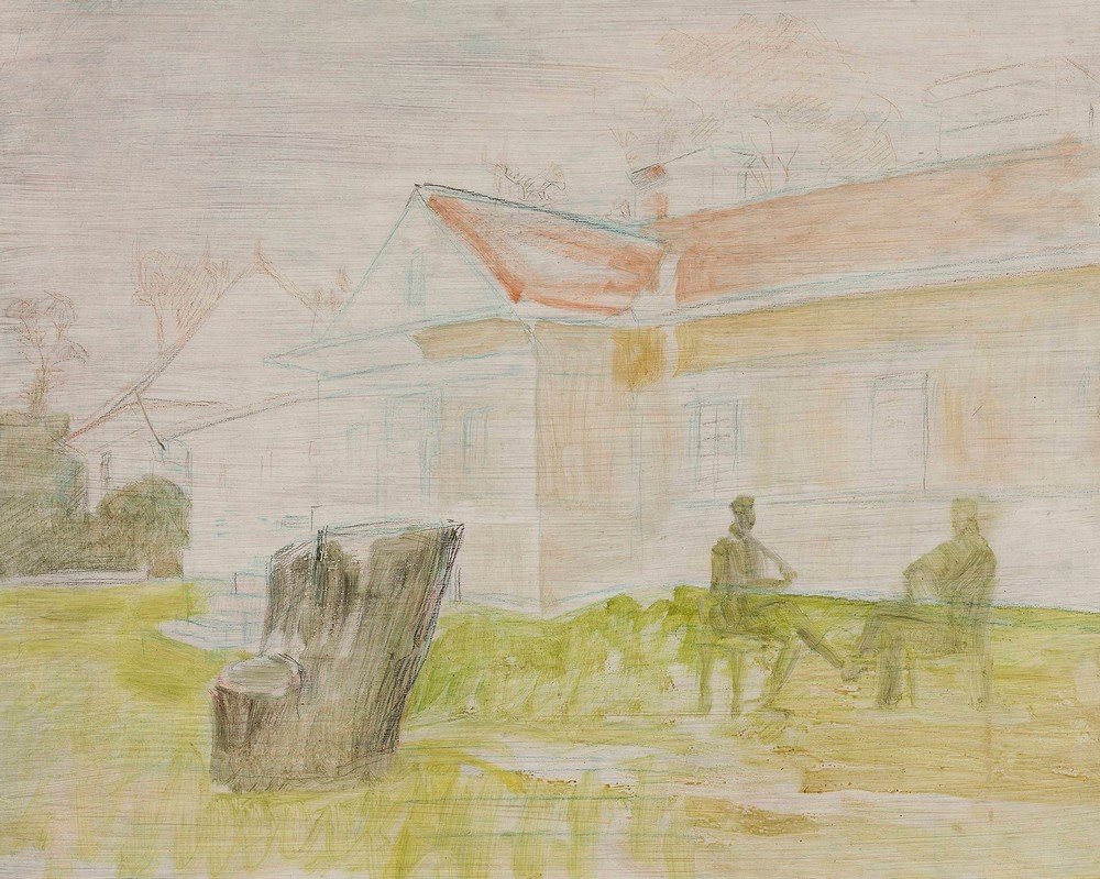 Manor house sketch – Lusławice (circa 1924)