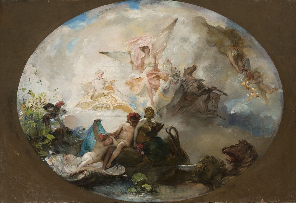 Aurora, plafond project (c. 1886)