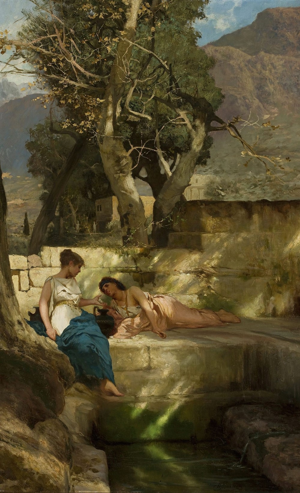 At the fountain head – Roman idyll