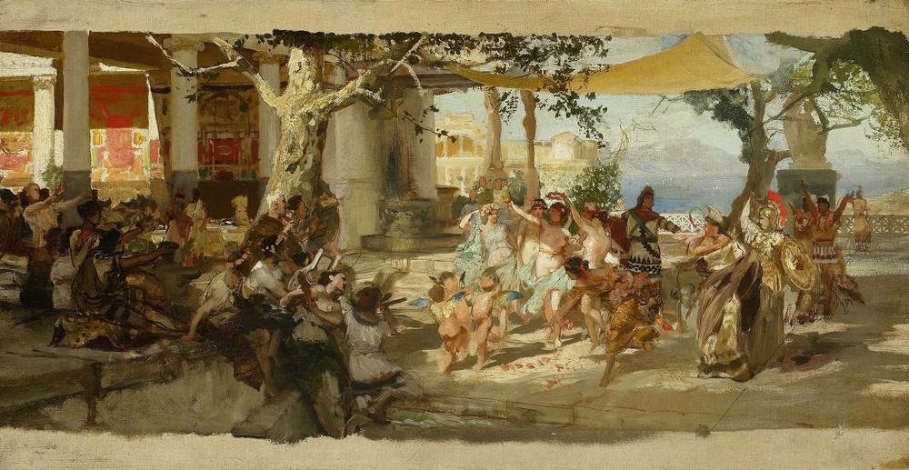 Sketch for “Judgement of Paris” (around 1892)