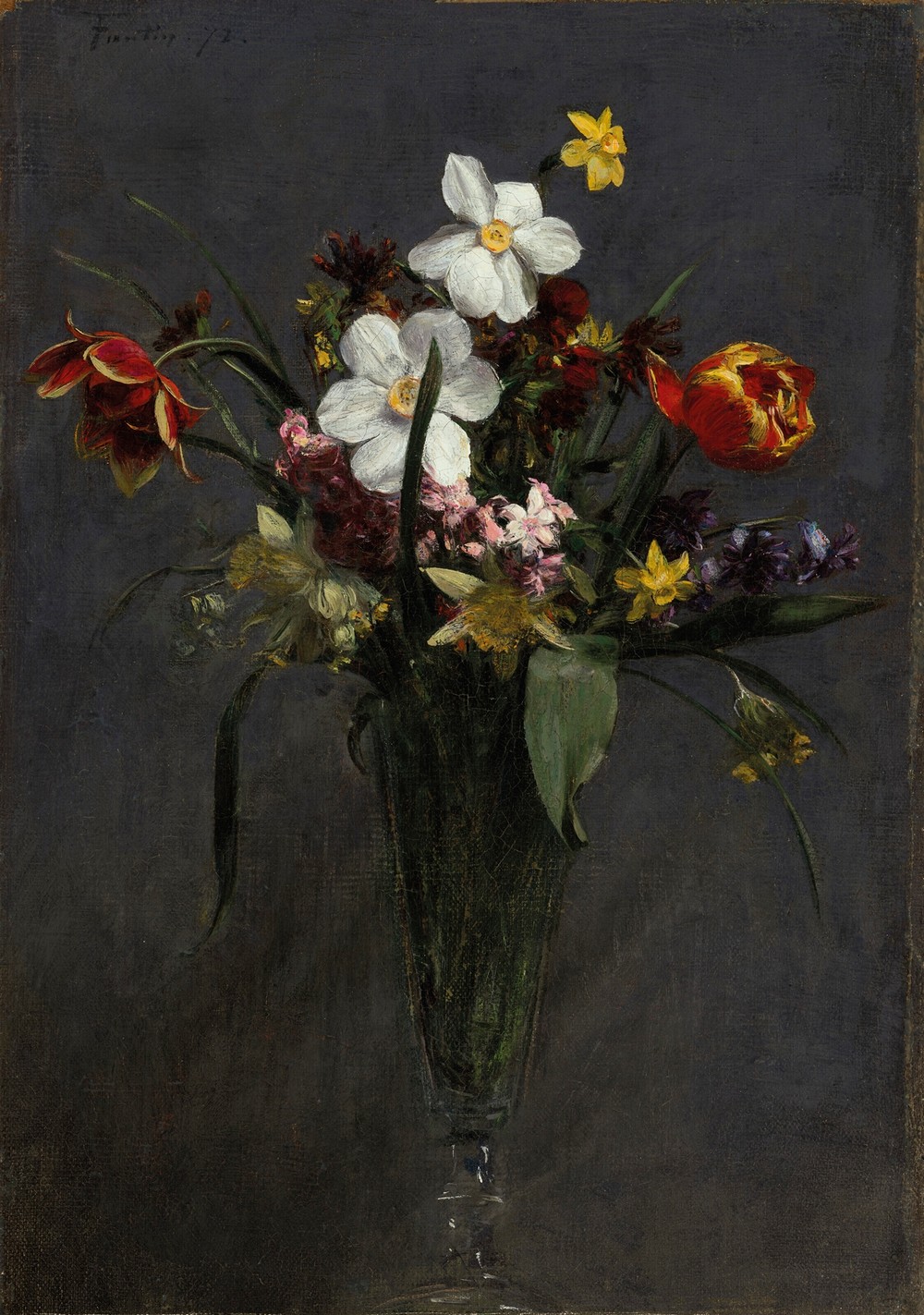 Fleurs de printemps (Tulipes, narcisses, jacinthes, jonquilles et giroflées)