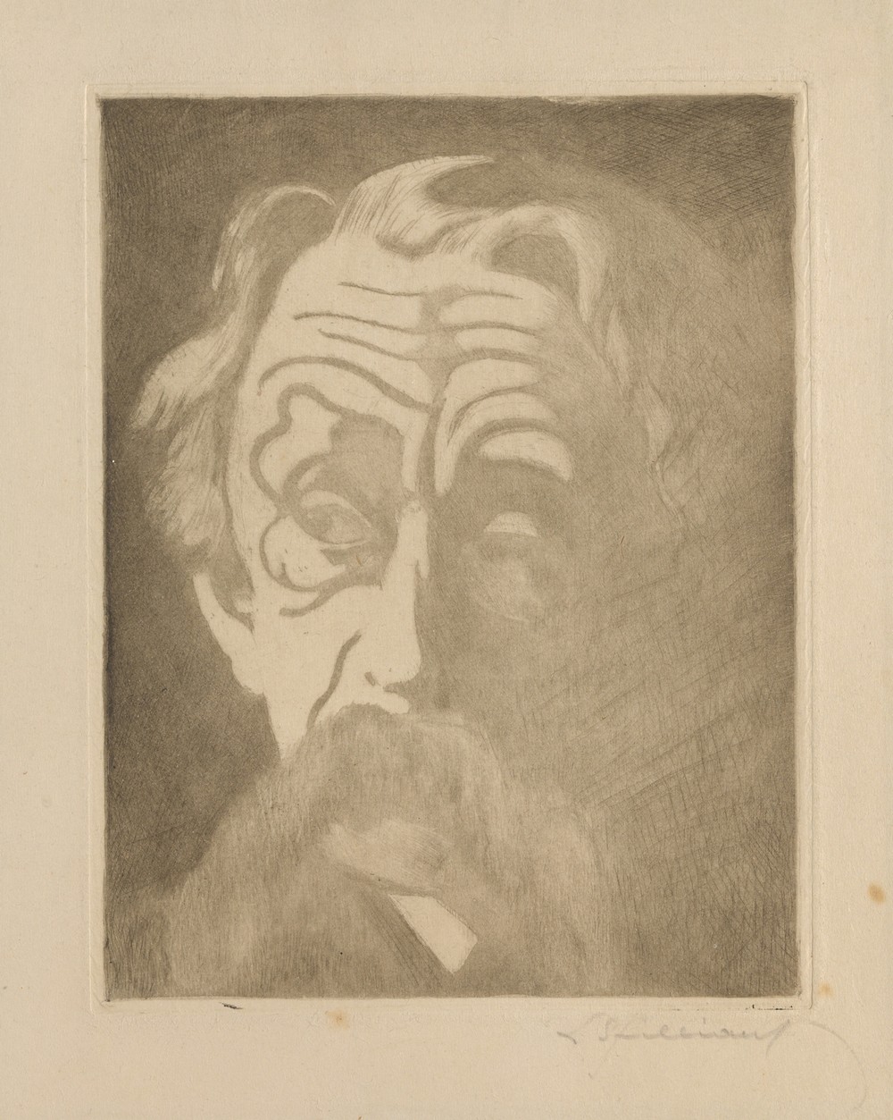 Portret van Emile Verhaeren