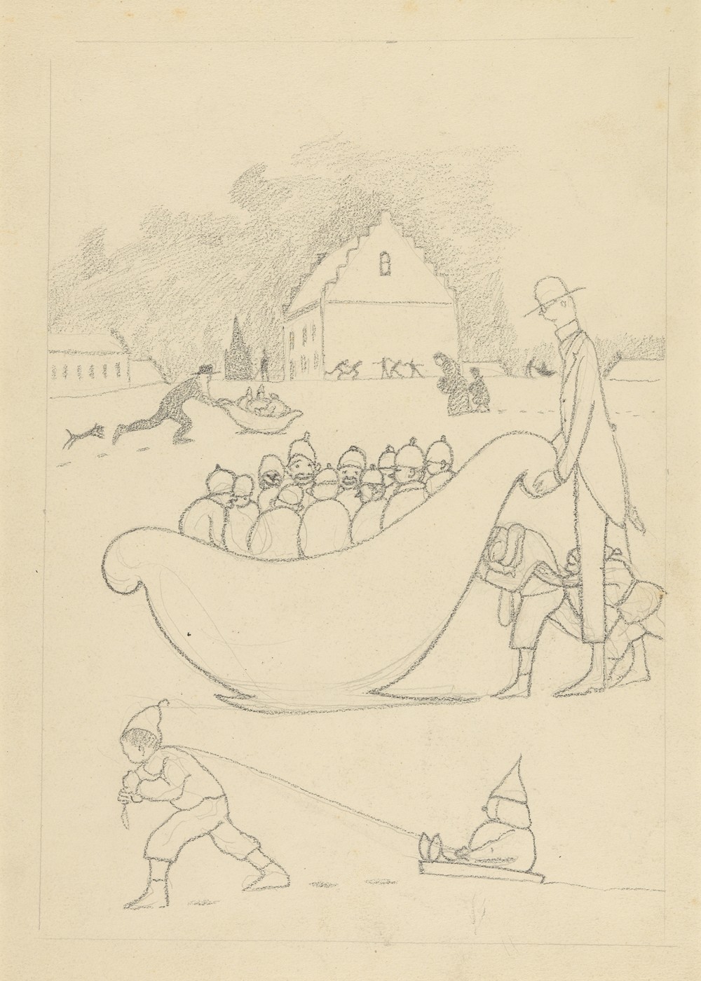 Les plaisirs de la glissade au traîneau