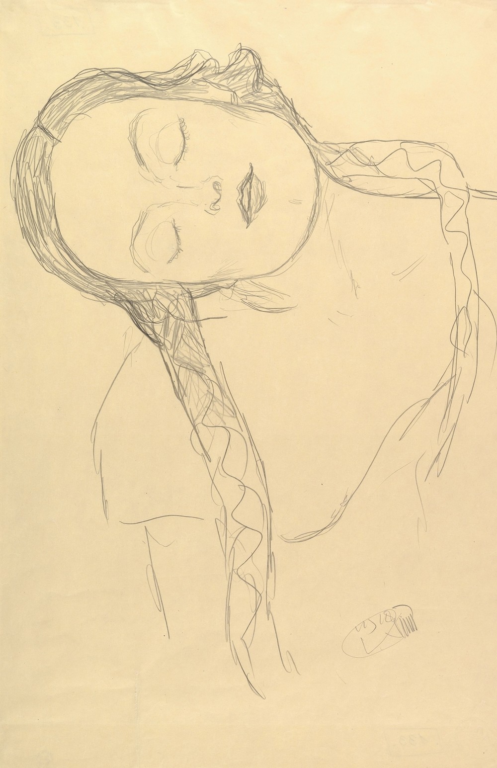 Half-figure of a Young Woman