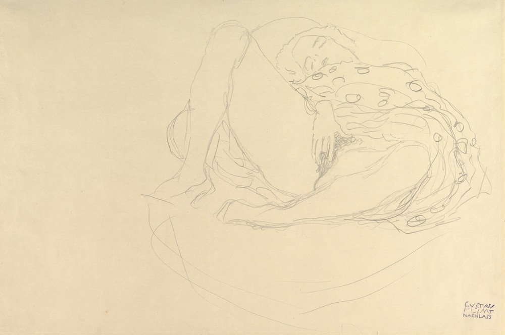Reclining Nude with Drapery (ca. 1912–1913)