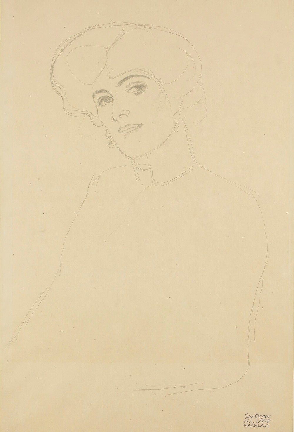 Damenbrustbild Im Dreiviertelprofil Nach Links (Bust Of A Woman In Three-Quarter Profile To The Left) (1904-05)