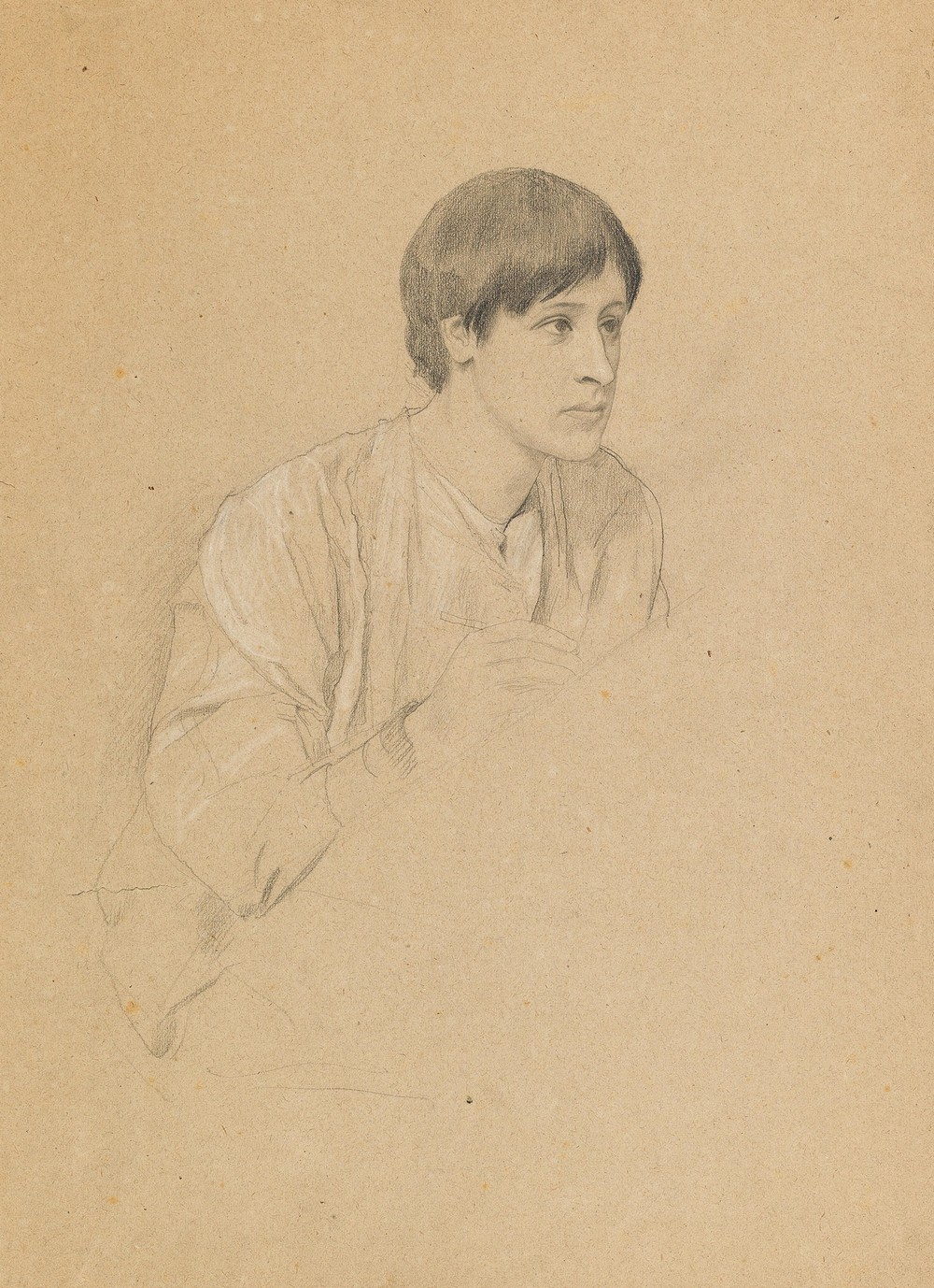 Drawing young man (c. 1879)