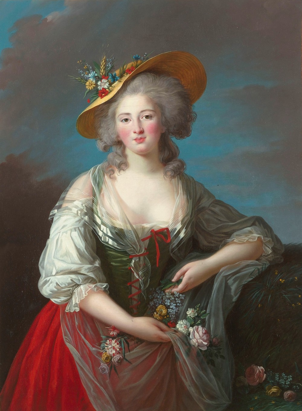 Elisabeth-Philippe-Marie-Hélène de France, dite Madame Elisabeth (ca 1782)
