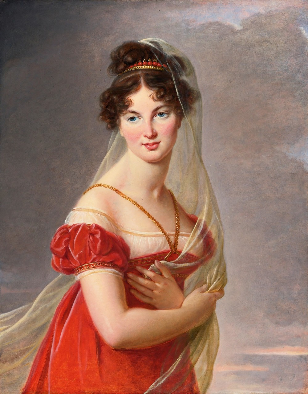 Portrait Of Aglaé Angélique Gabrielle