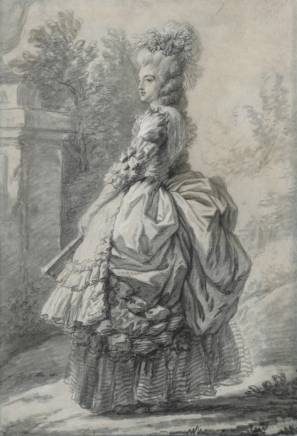 Marie Antoinette in a Park (ca. 1780–81)