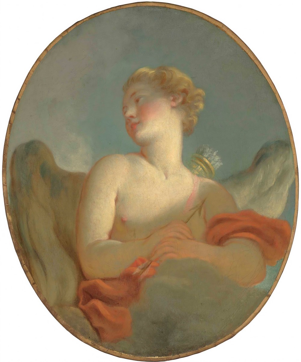 ‘L’Amour’; said to be a Portrait of Marie Catherine Colombe (1751-1830) as Cupid