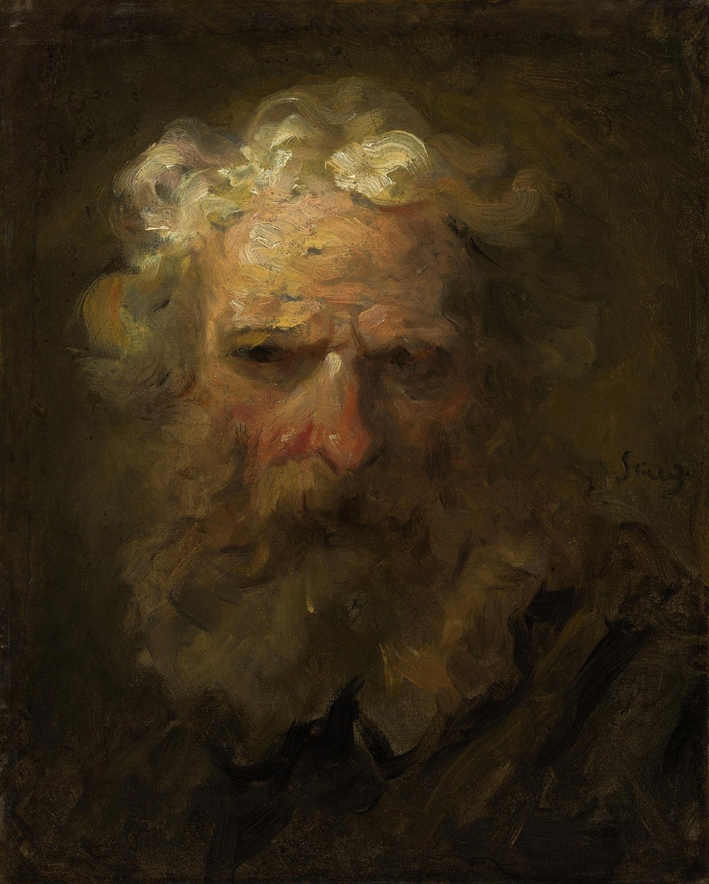Head of an old man