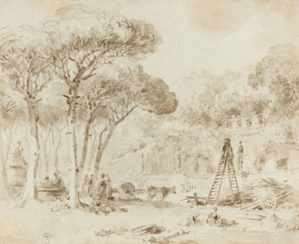 Gardens of an Italian Villa (Villa Medici)