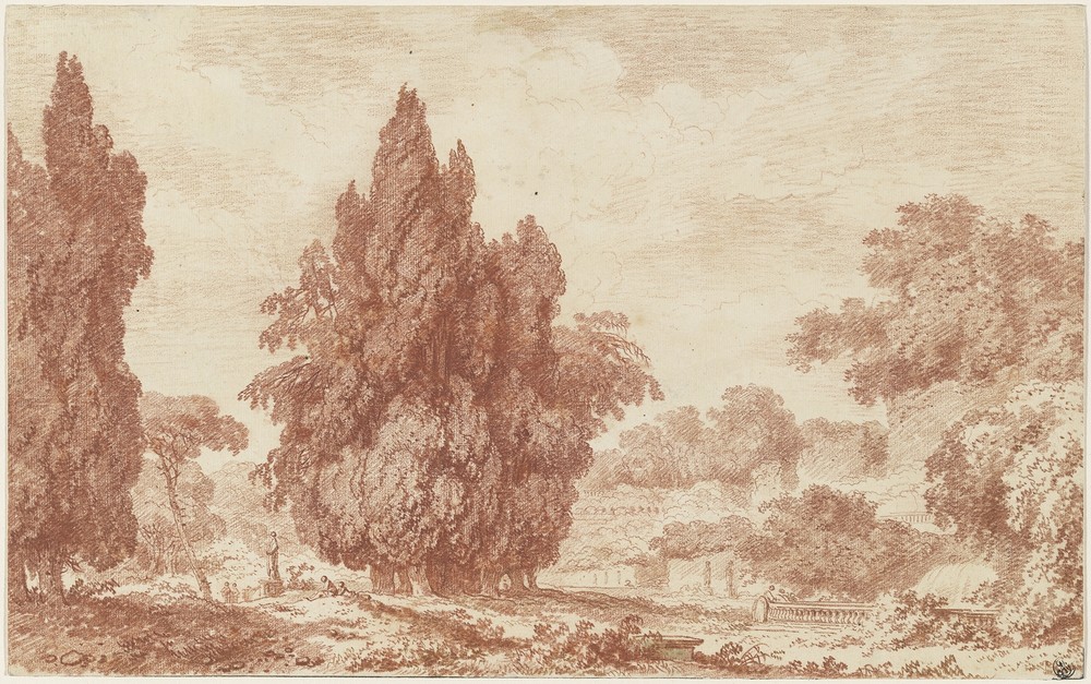 A Stand of Cypresses in an Italian Park (c. 1760)