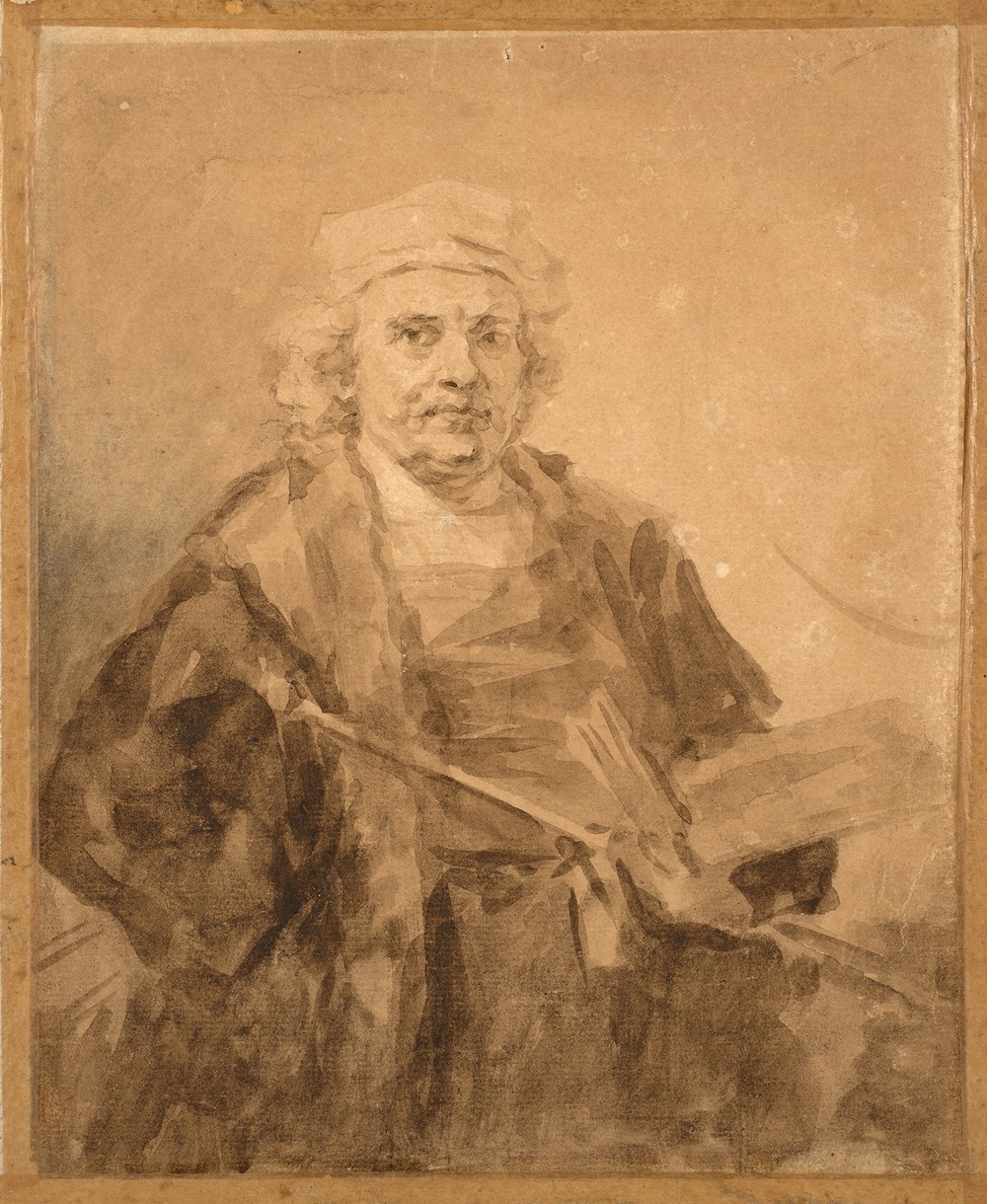 Portrait de Rembrandt à la palette