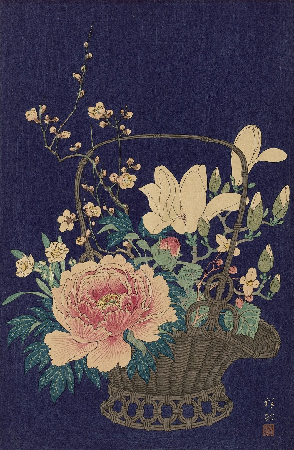 Bamboo Flowerbasket