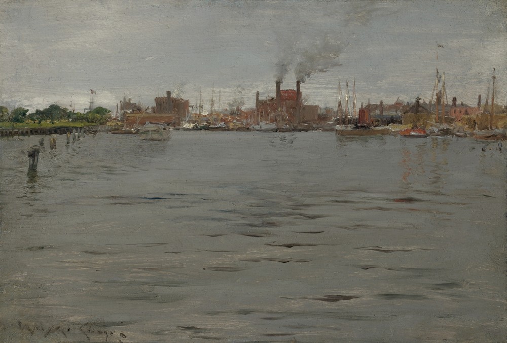 Harbor Scene, Brooklyn Docks