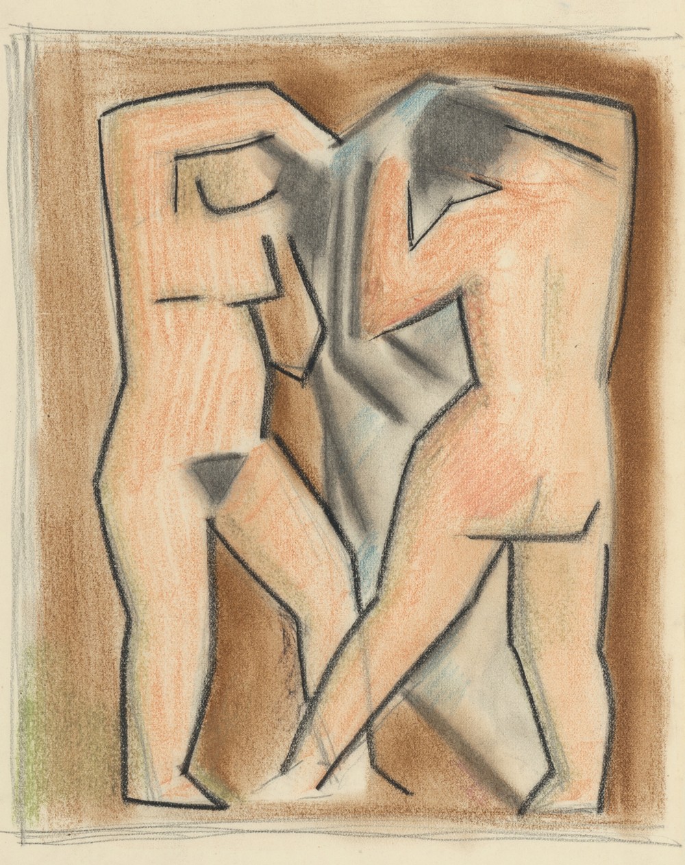 Two women after bath