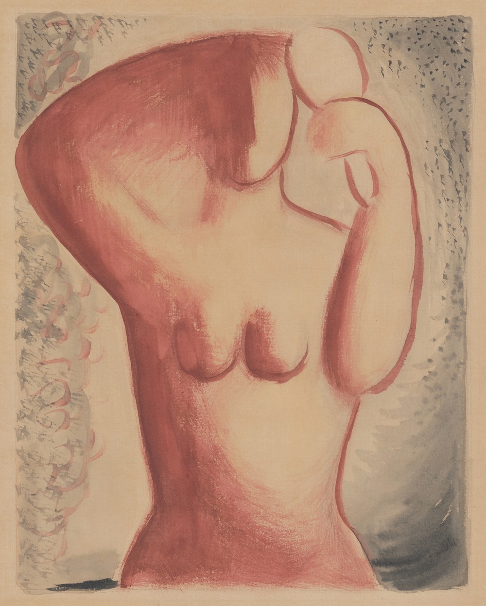 Combing (Woman with a Mirror)