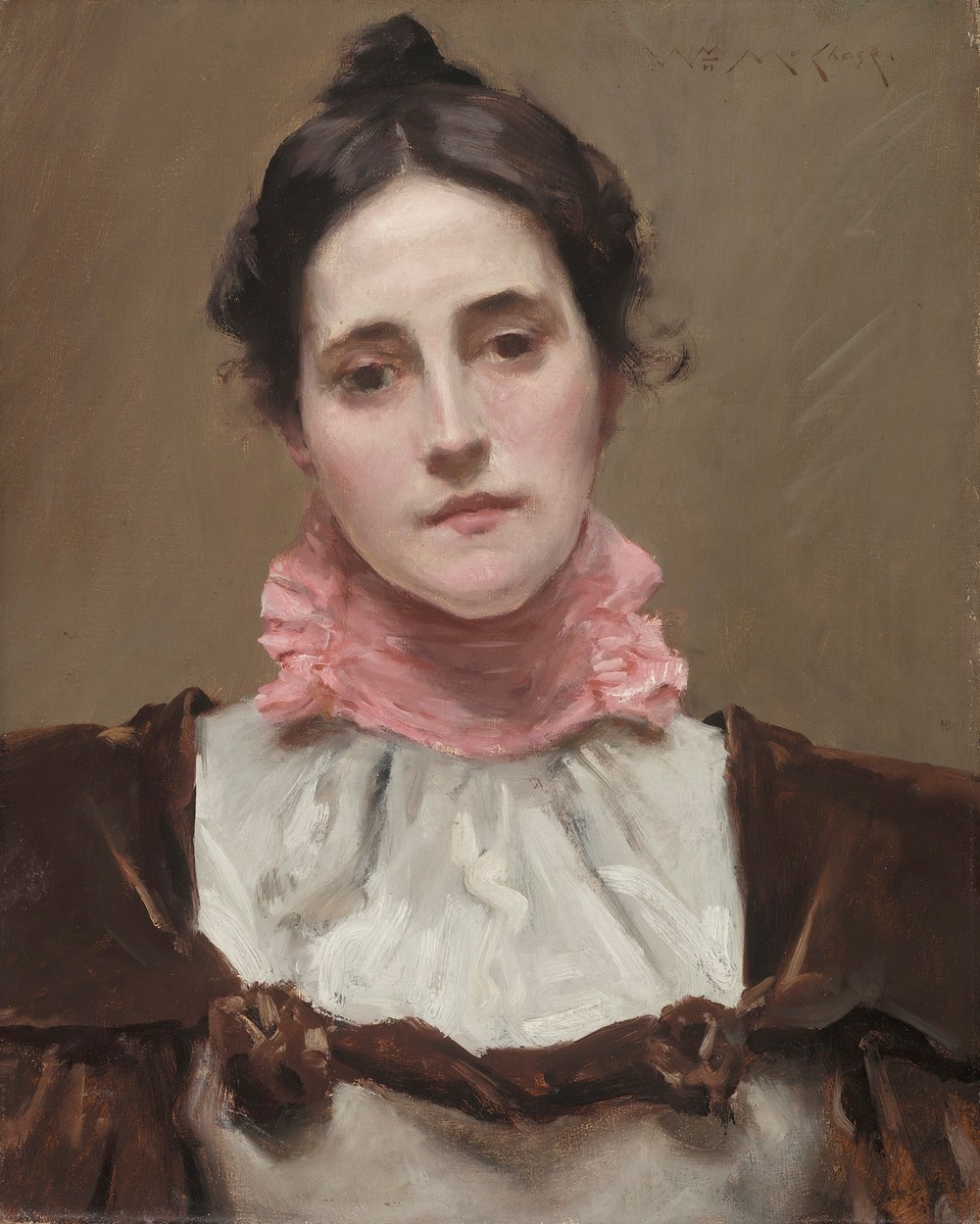 Mrs. William Merritt Chase (ca. 1890)