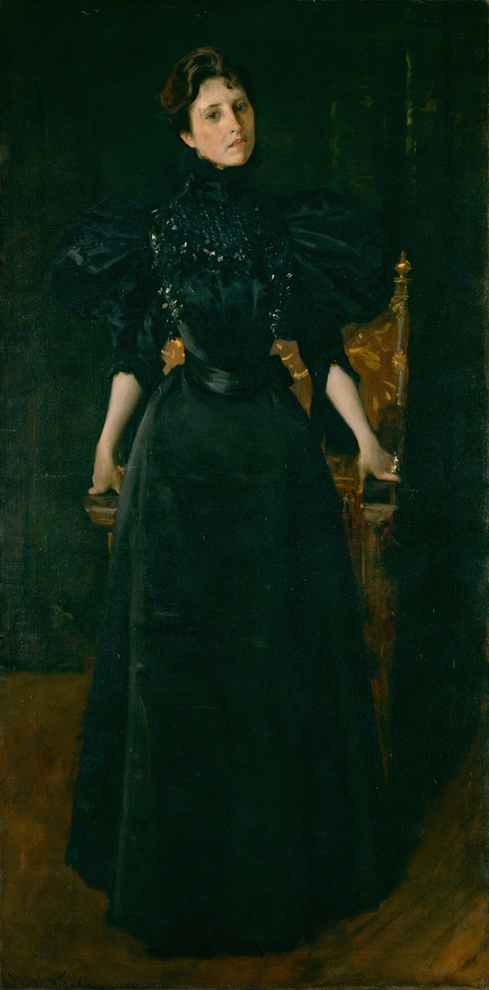 Portrait of a Lady in Black (ca. 1895)