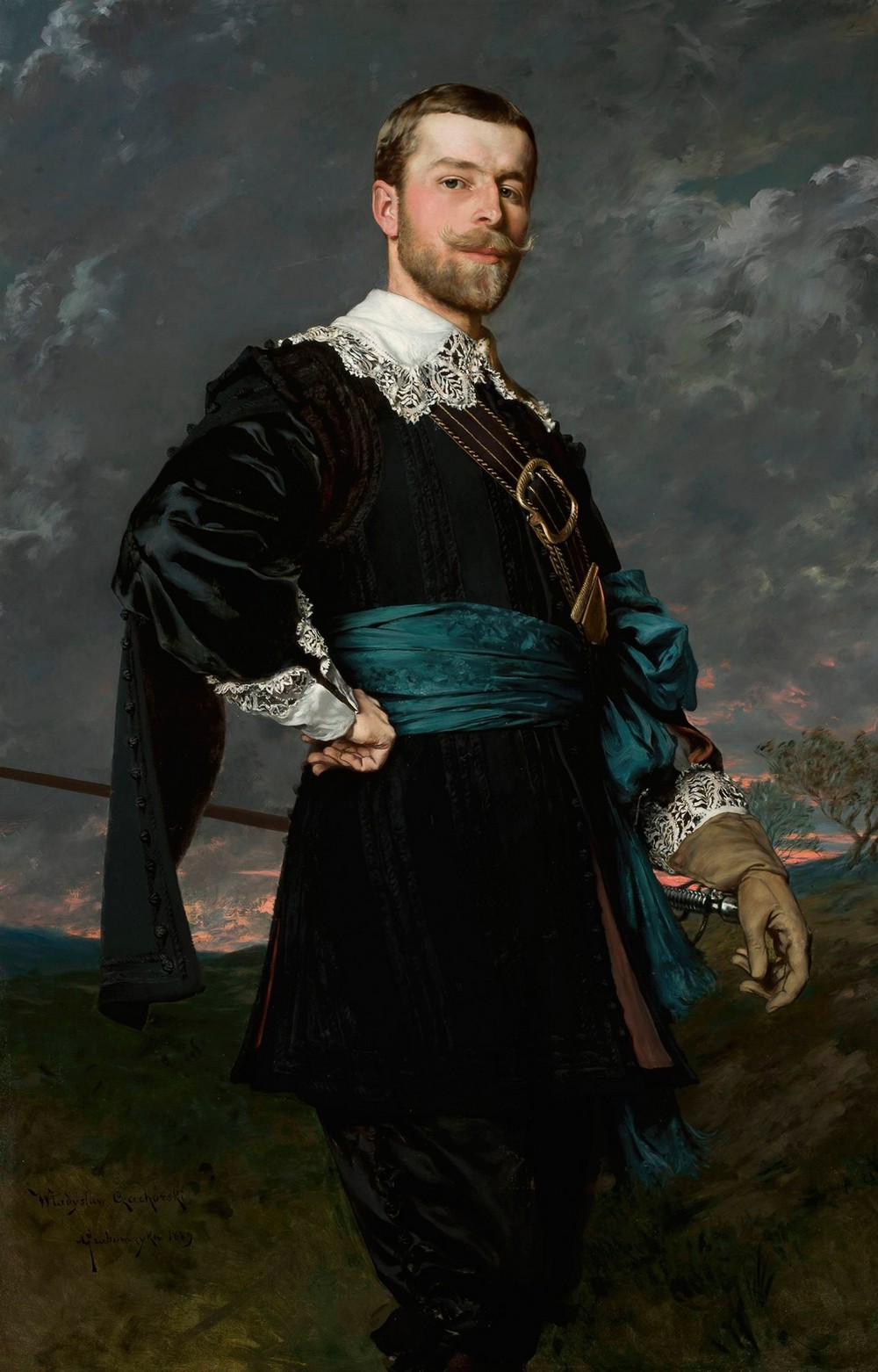 Portrait of Stanisław Czachórski (1853–1904), artist’s brother