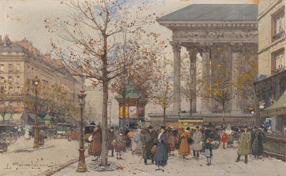 Vue animée de la Madeleine