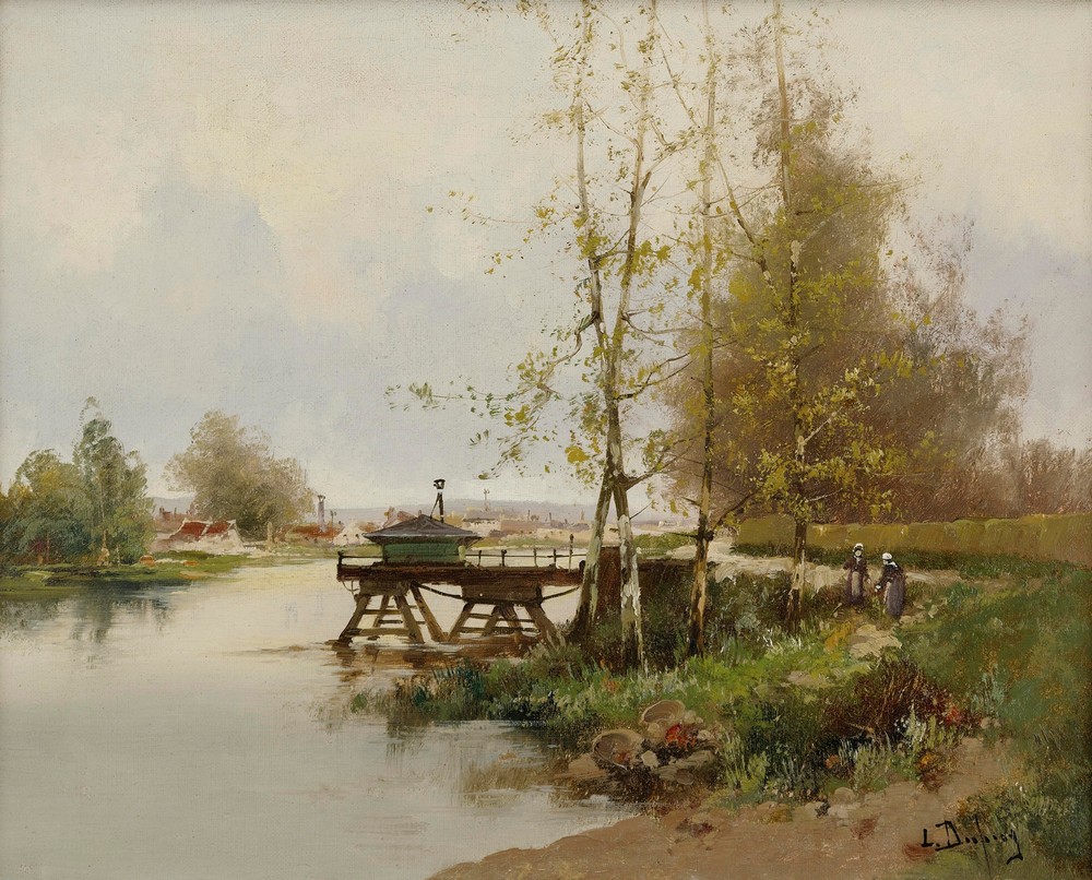The Pond At The Edge Of The Village