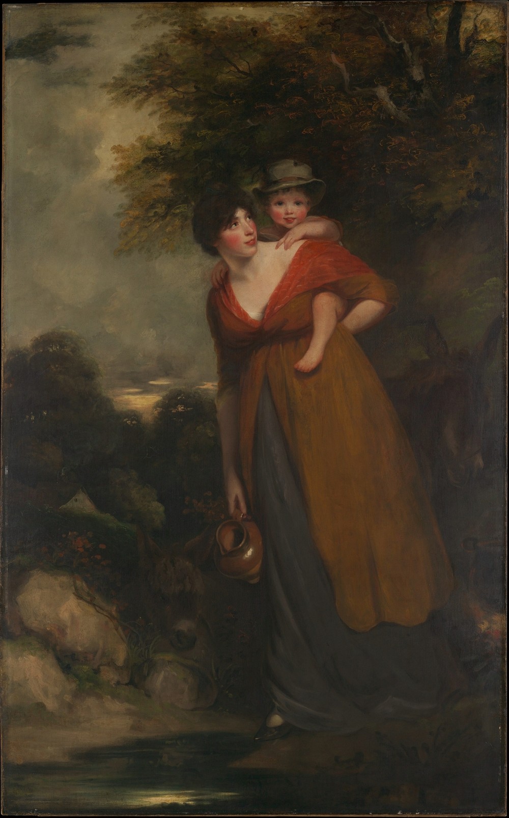 Mrs. Richard Brinsley Sheridan (Hester Jane Ogle, 1775–1817) and Her Son (Charles Brinsley Sheridan, 1796–1843)