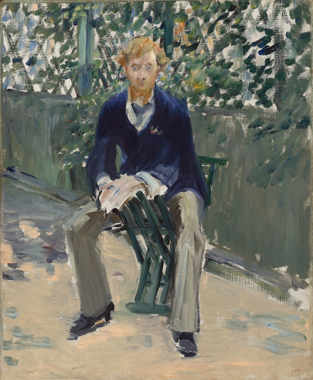 George Moore in the Artist’s Garden (c. 1879)