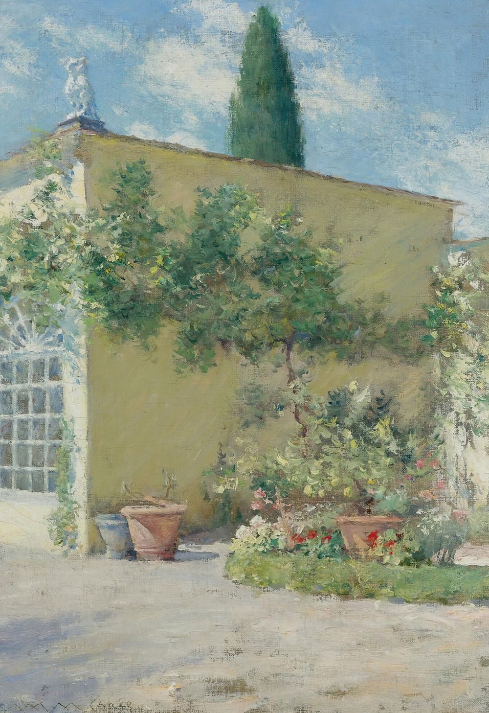 Orangerie Of The Chase Villa In Florence (circa 1910)
