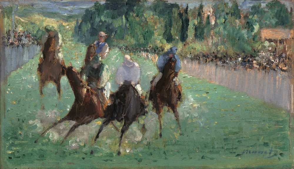 At the Races (c. 1875)