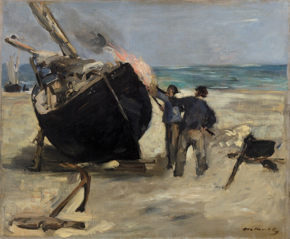 Tarring the Boat (Le Bateau goudronné)