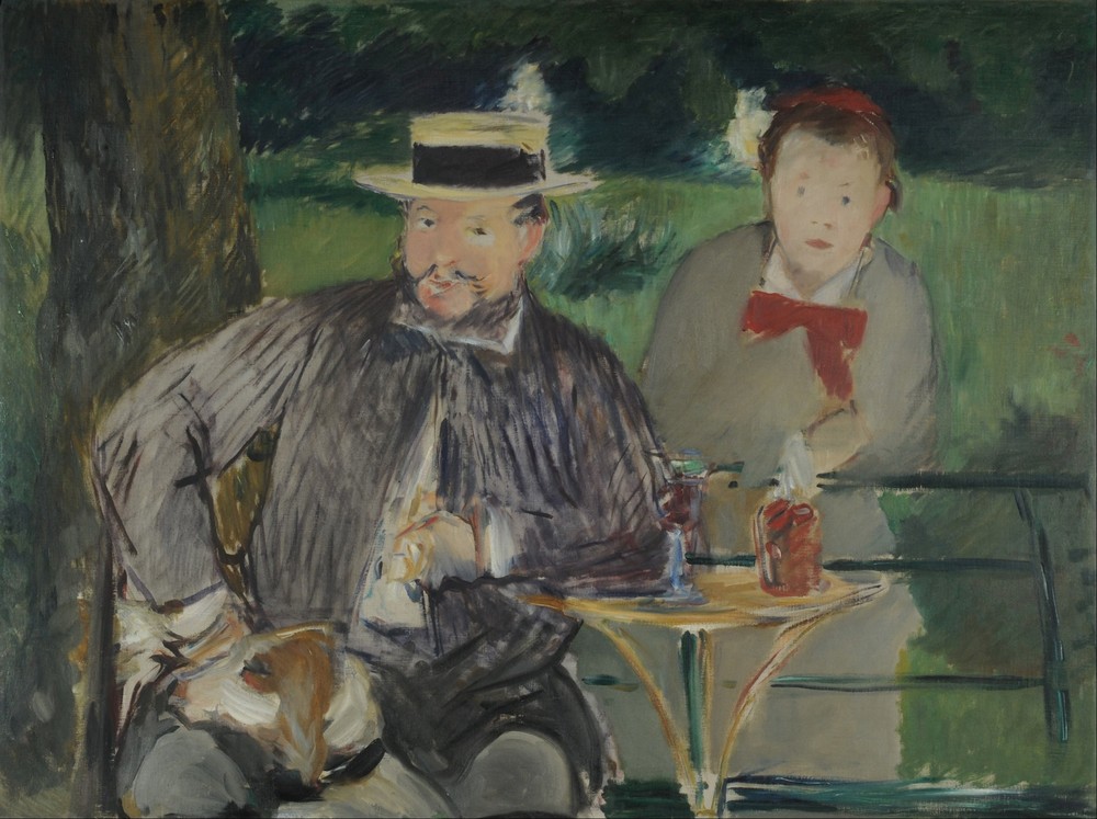 Portrait D’ernest Hoschedé Et Sa Fille Marthe (ca. 1876)