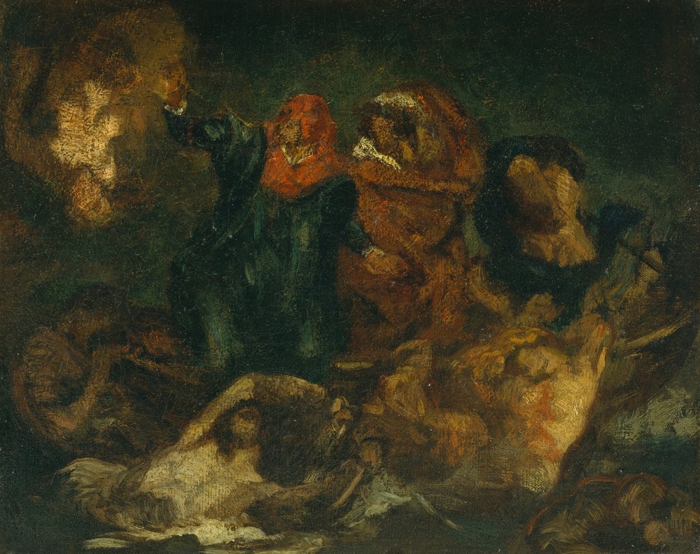 Copy after Delacroix’s ‘Bark of Dante’ (ca. 1859)