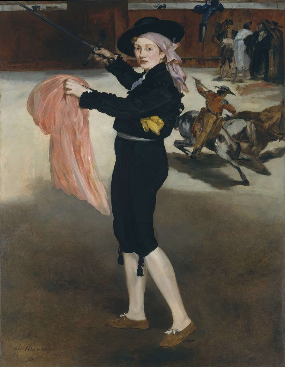 Mademoiselle V. . . in the Costume of an Espada