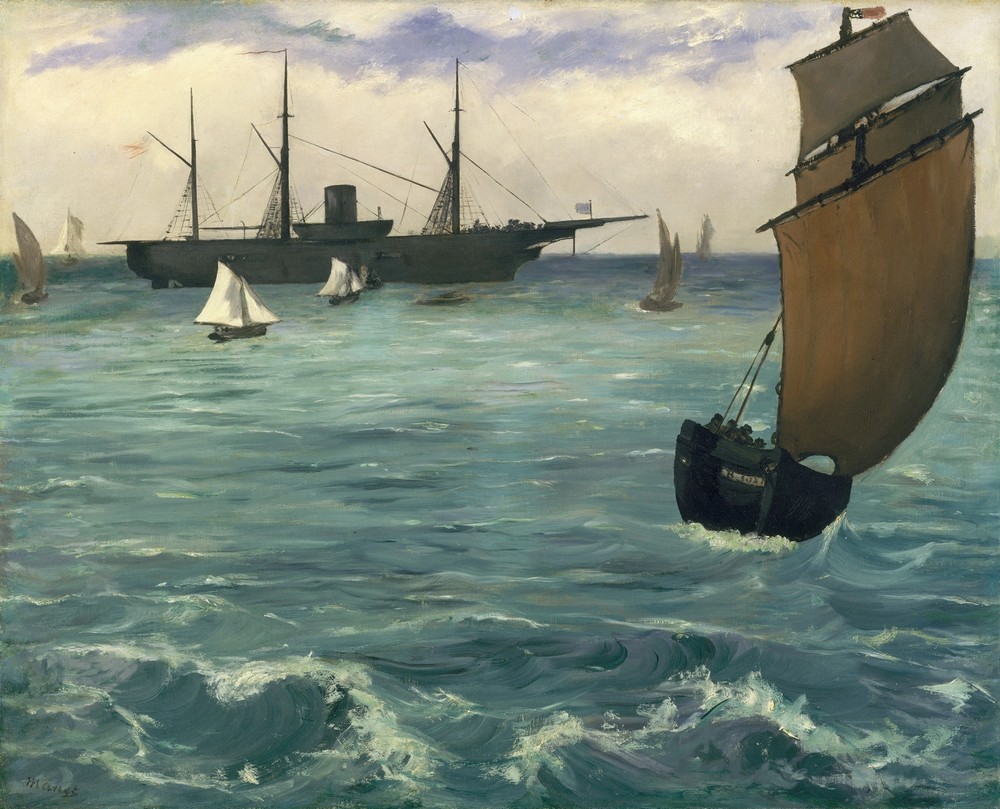 The ‘Kearsarge’ at Boulogne