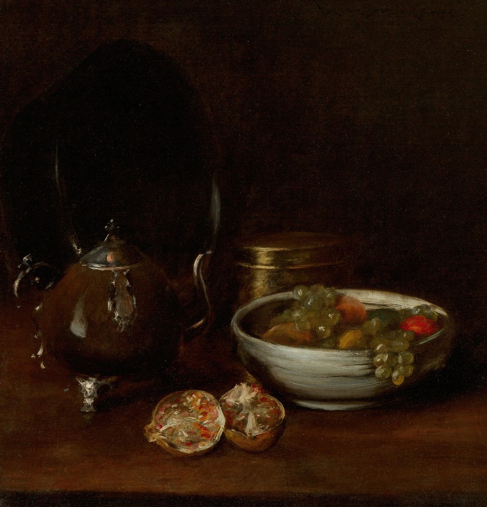 Still Life with Tea Kettle and Fruit (circa 1905)
