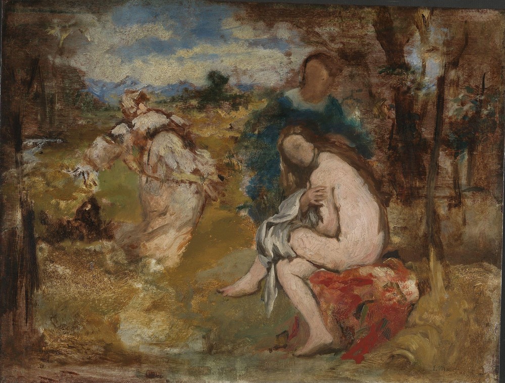 Surprised nymph (ca. 1861)