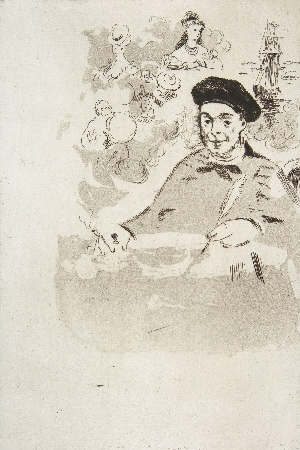 Frontispiece for an edition of ‘Les Ballades’ by Théodore de Banville