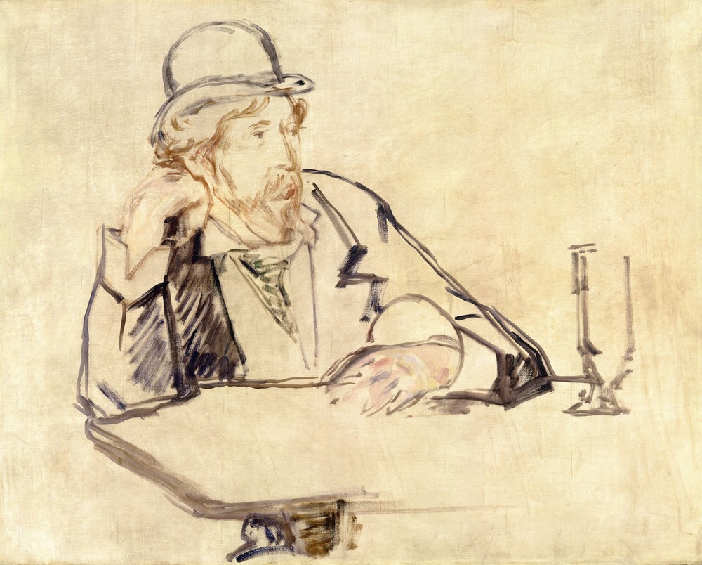 George Moore (1852–1933) at the Café