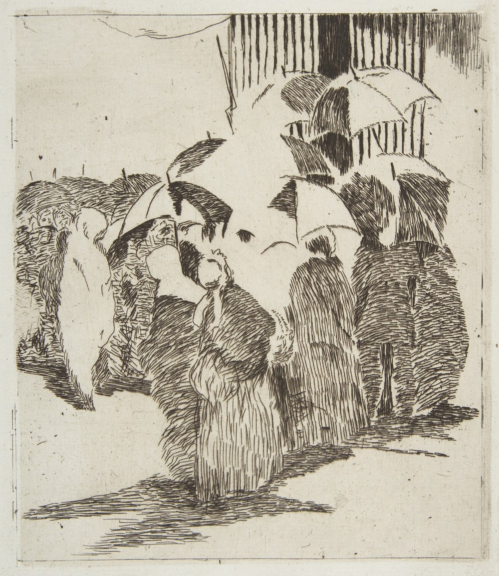 Line in front of the Butcher Shop (1870–71)