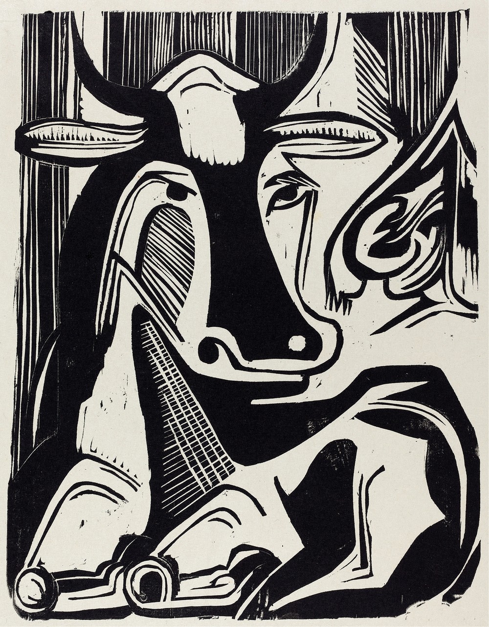 The Large Cow Lying Down (Grosse Liegende Kuh)
