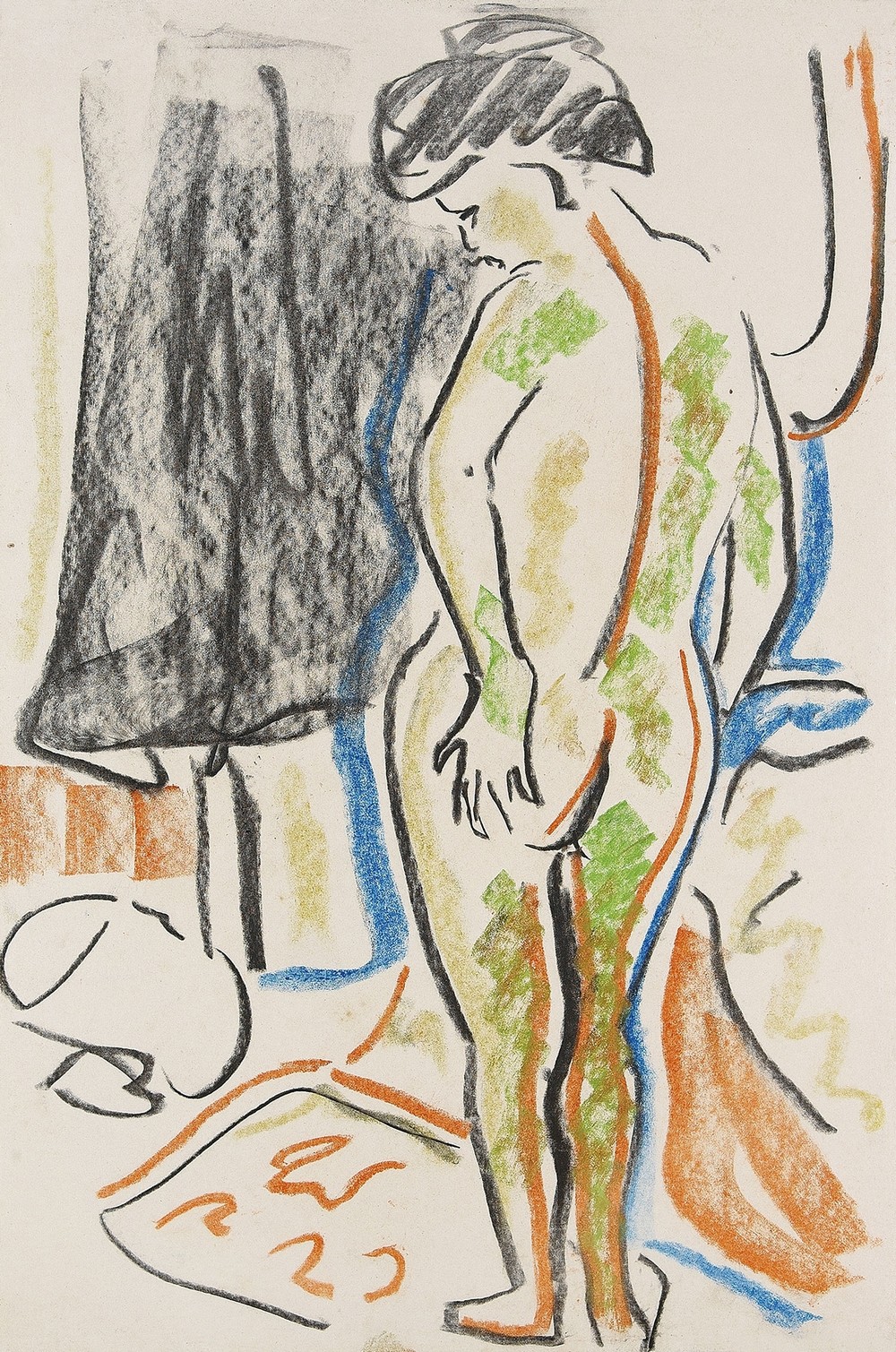 Stehender weiblicher Akt