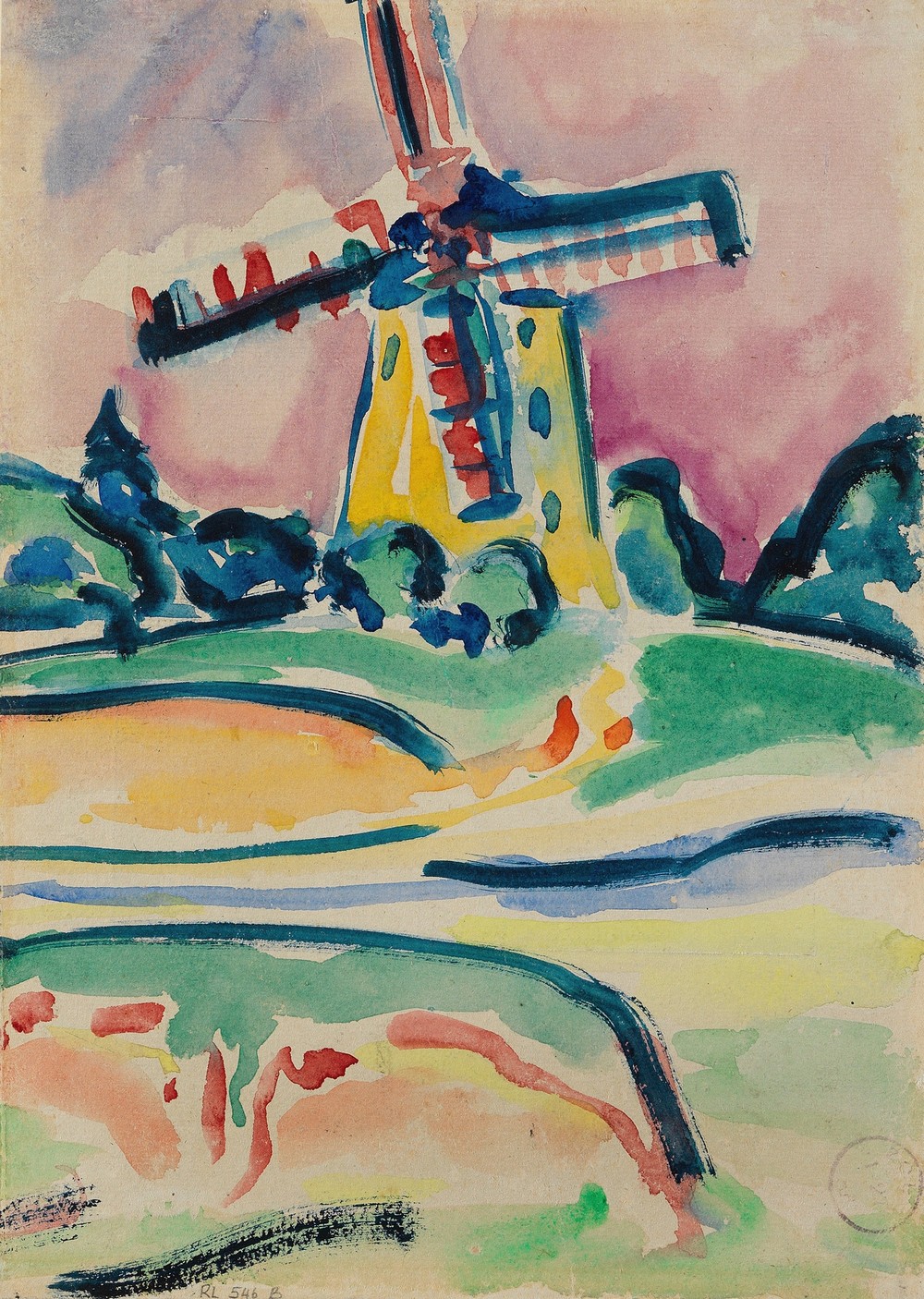 Windmühle (Eine Windmühle auf Fehmarn)