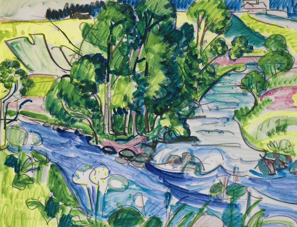Wildboden Mit Kirchners Haus (Kirchner’s House In The Forest)