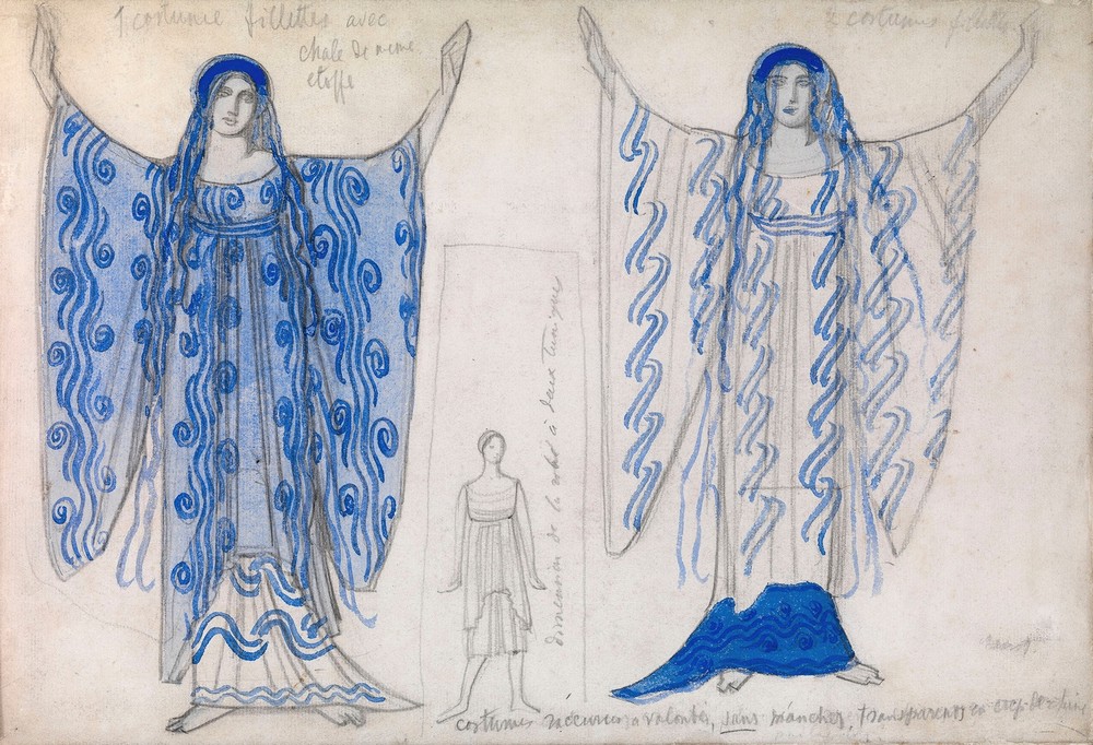 Costume Design for ‘Phaedra’ (c. 1923)