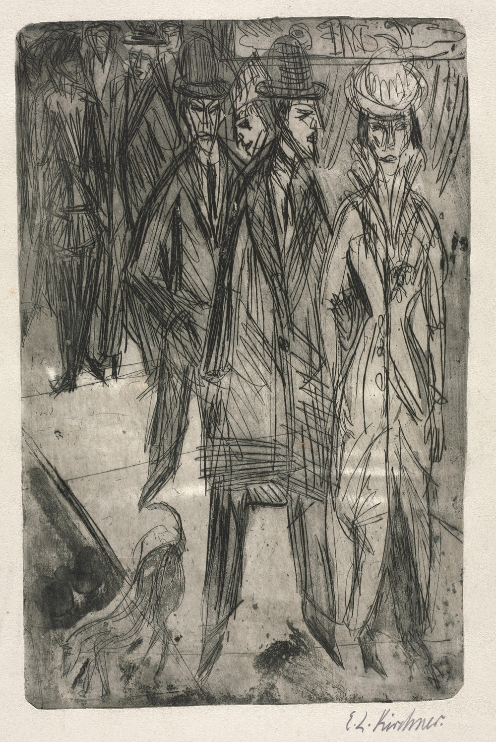 On the Street (c. 1914)