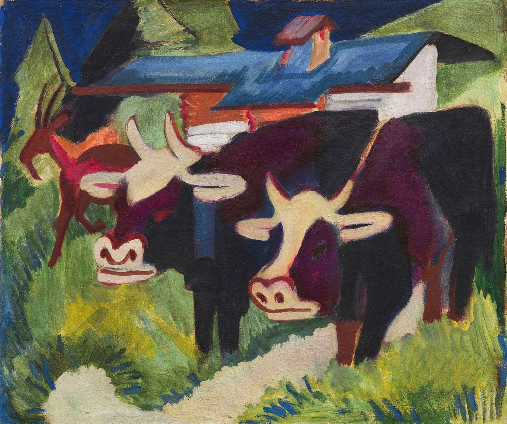 Kühe auf der Alp (1918-19)