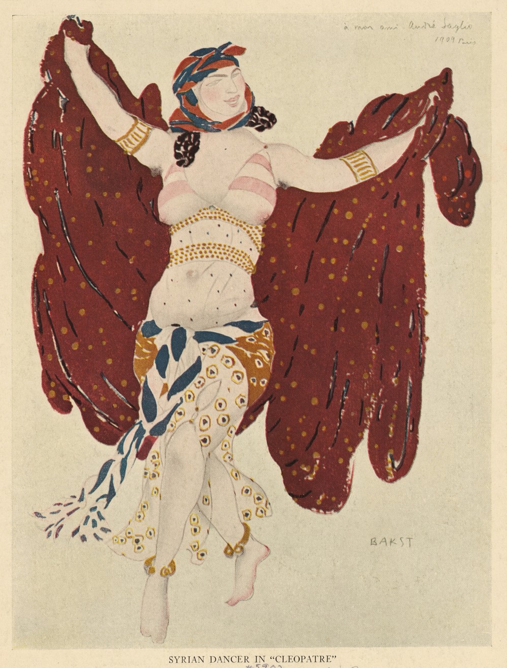Syrian dancer in ‘Cleopatre’